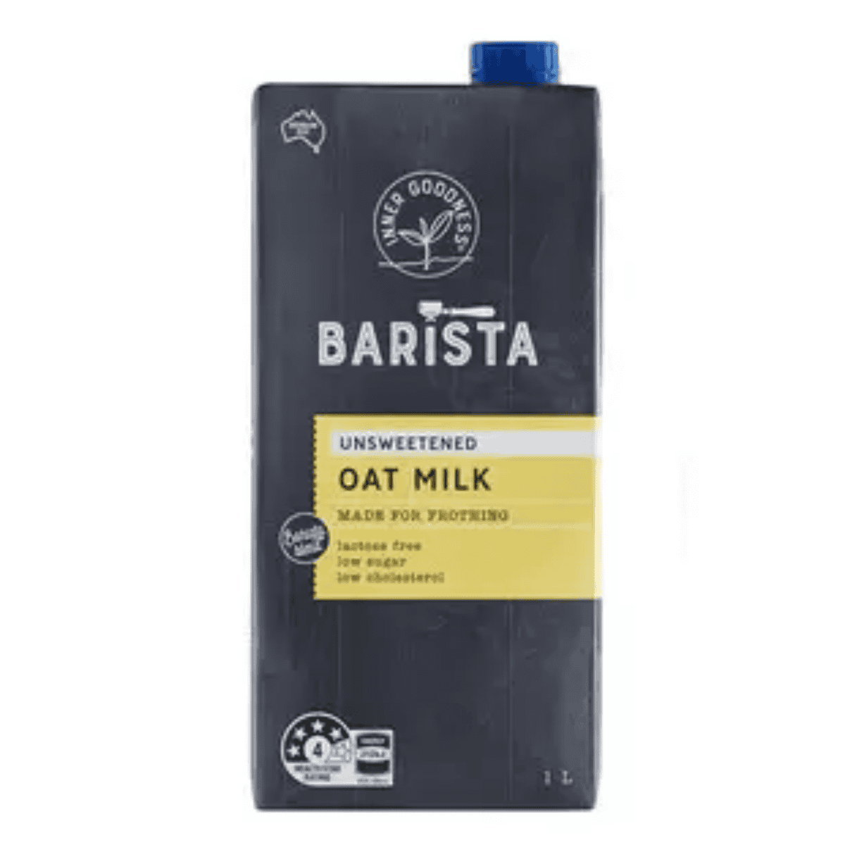 Carton of Aldi barista oat milk.