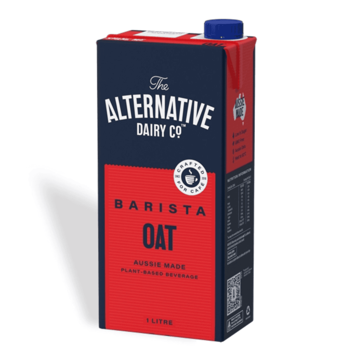 Carton of The Alternative Dairy Co barista oat milk.