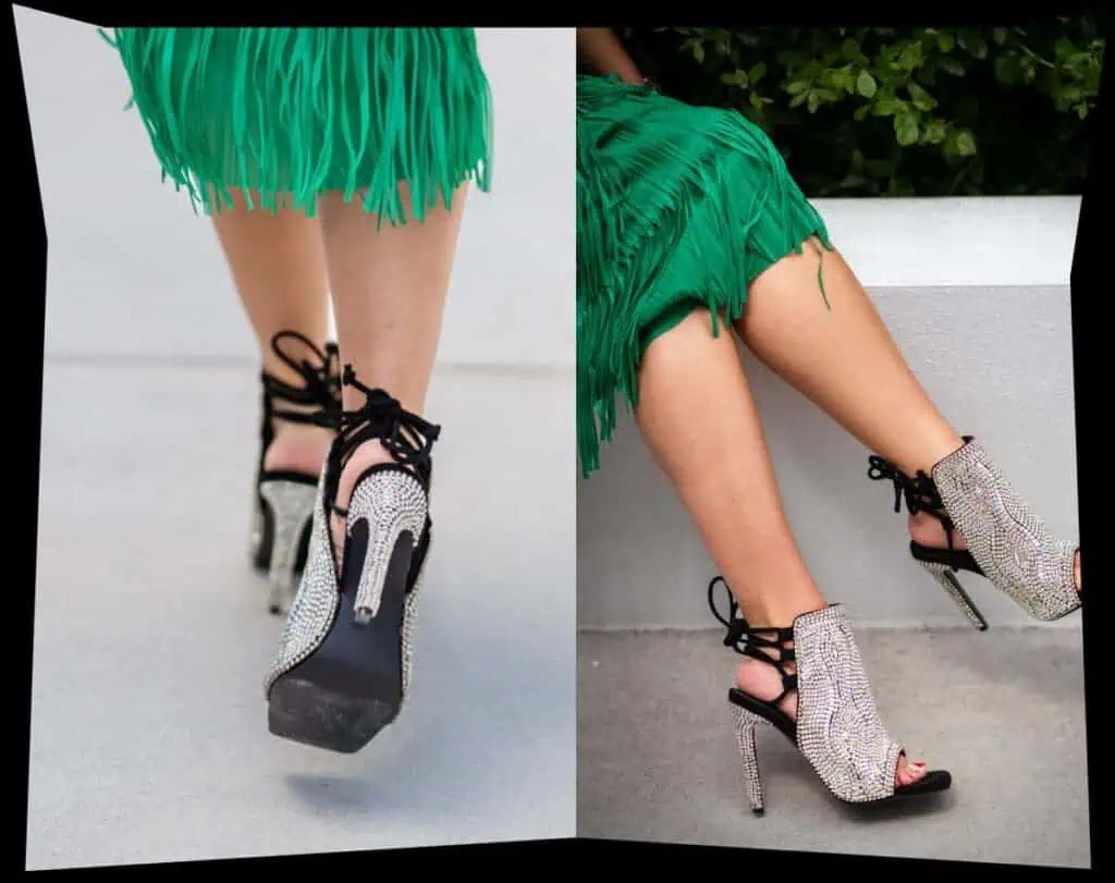 Walk In Style: Glitter Shoes Boots & Heels | Sparkle & Shine