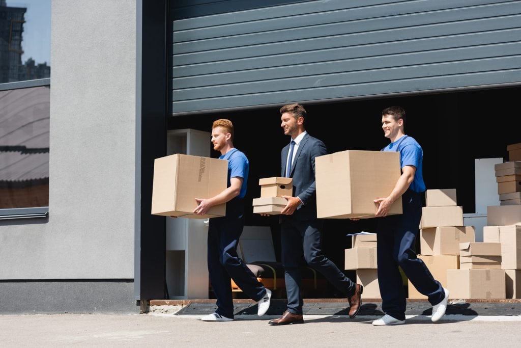Moving company for business relocation