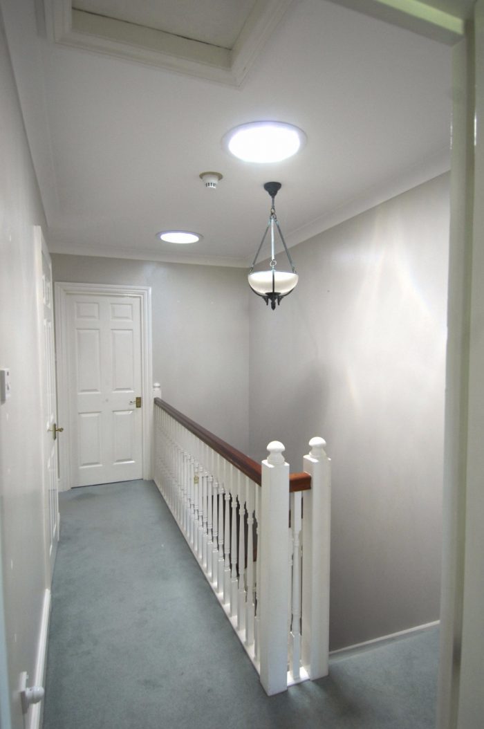 Solatubes in a stairwell