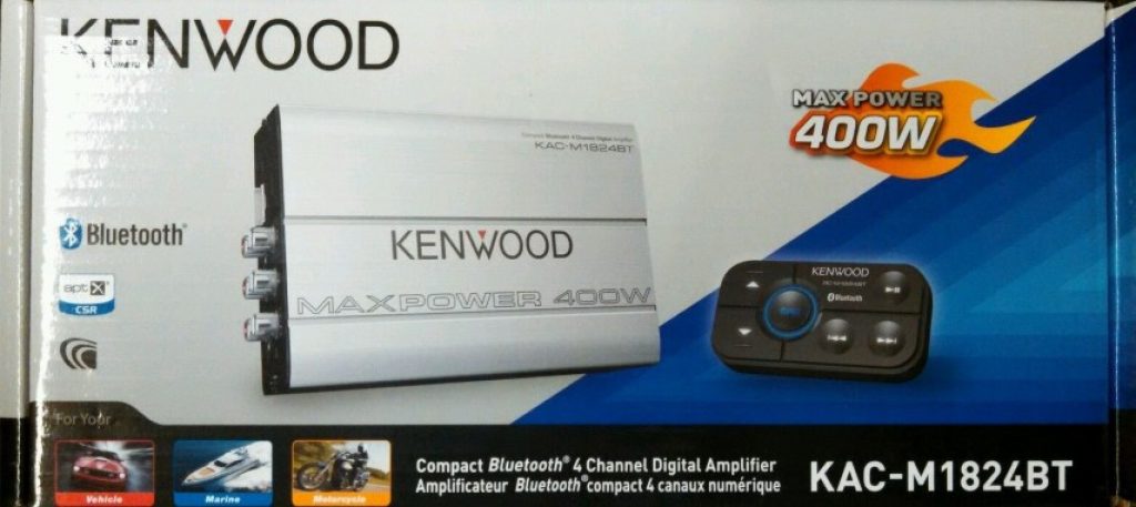 Image of Kenwood KAC-M1824BT amplifier in package