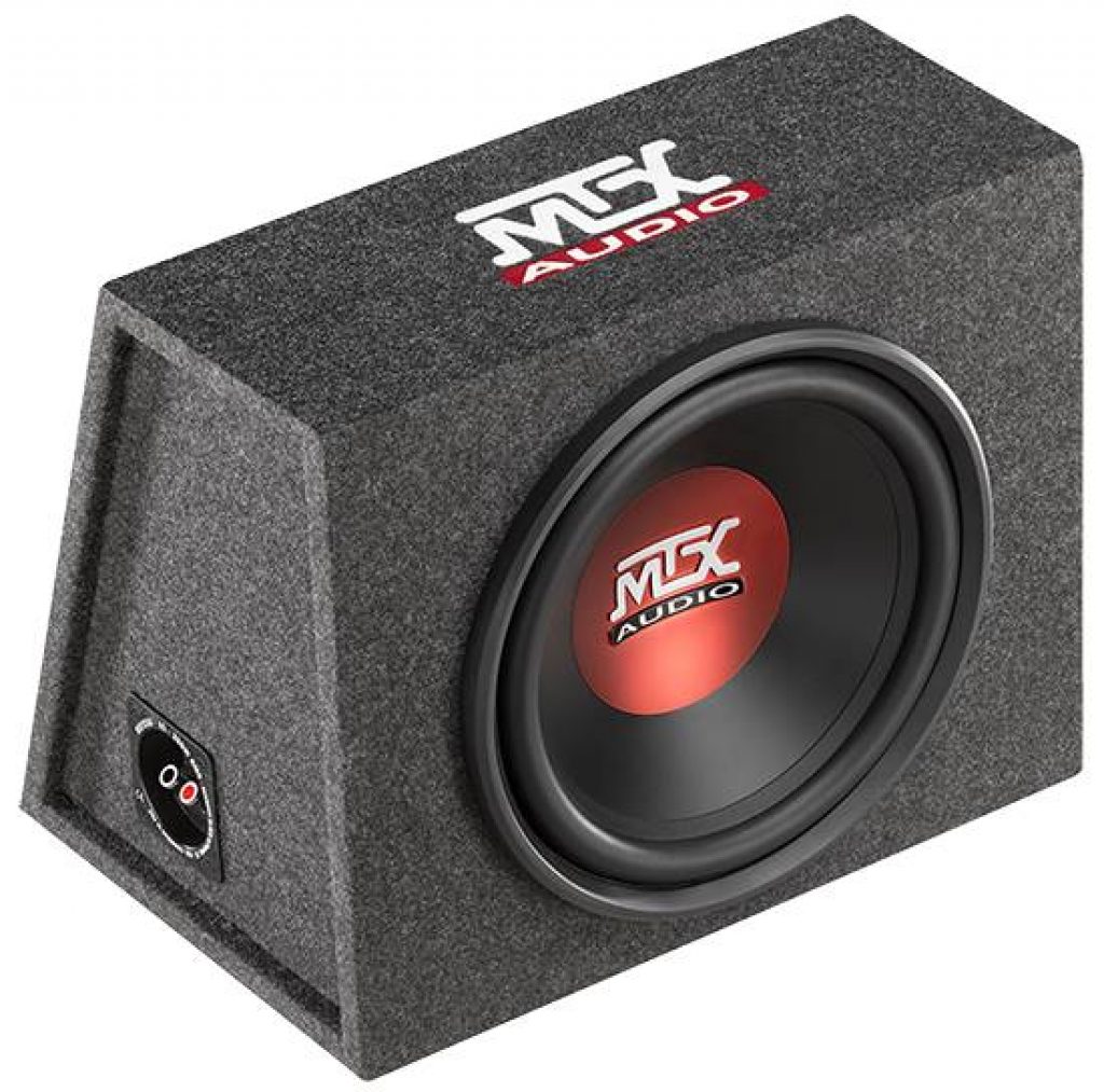 Image of MTX subwoofers in an enclosure