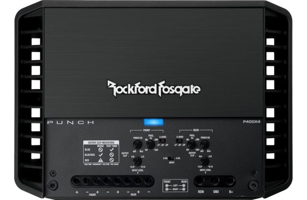Punch P400X4 controls view