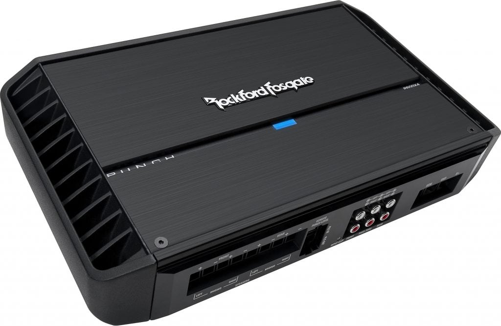 Punch P600X4 amp angle view