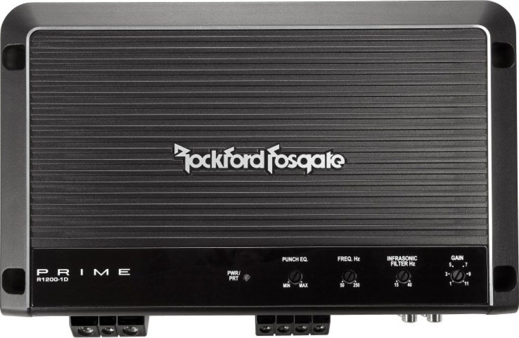 Punch R1200-1D amp top view