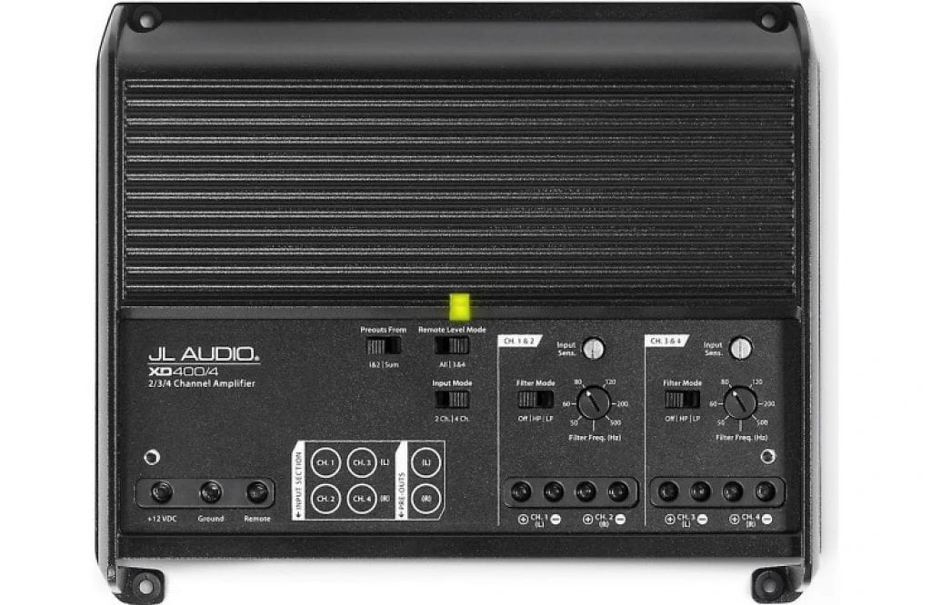 RB-XD400/4 amp top view