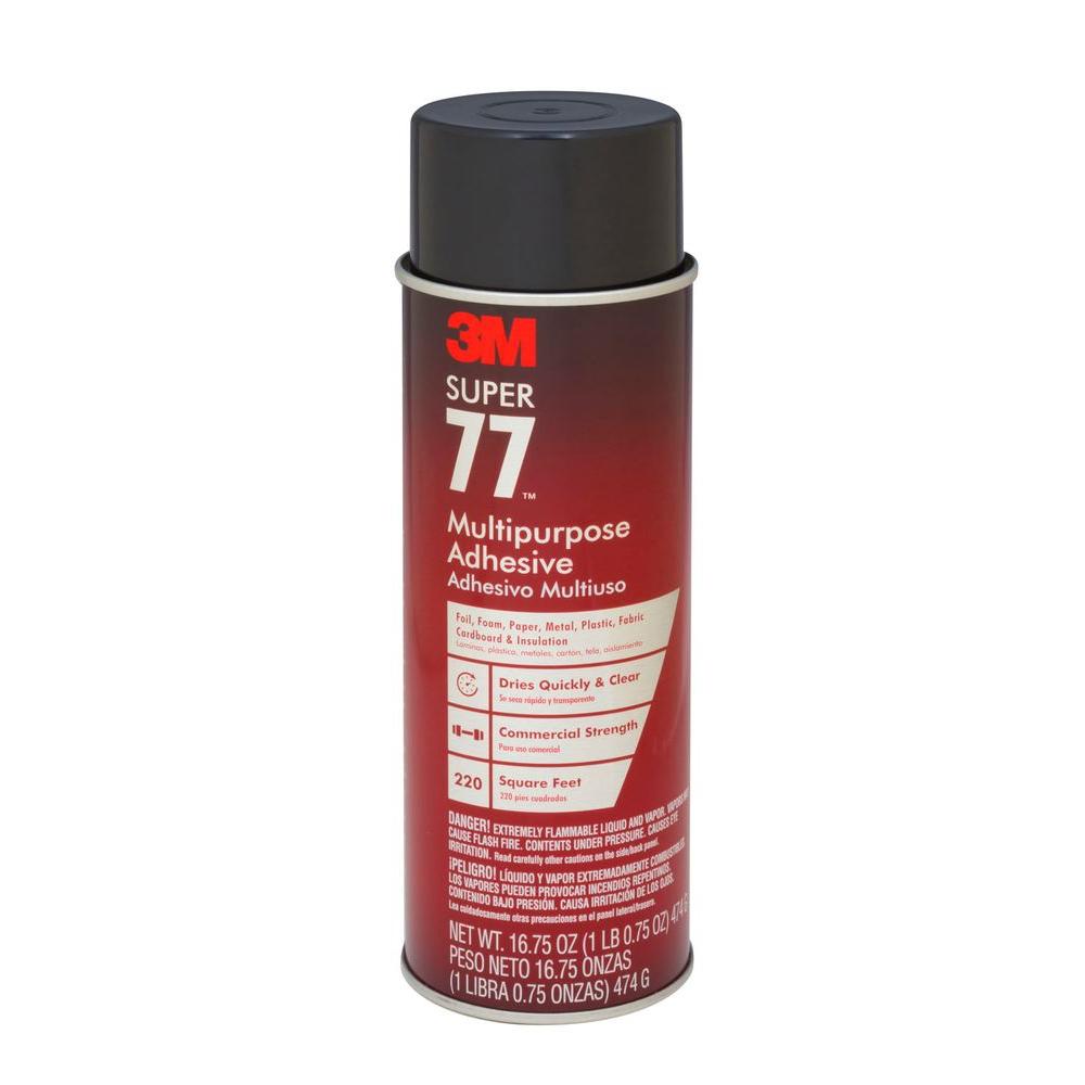 3M Super 77 car amp rack fabric image