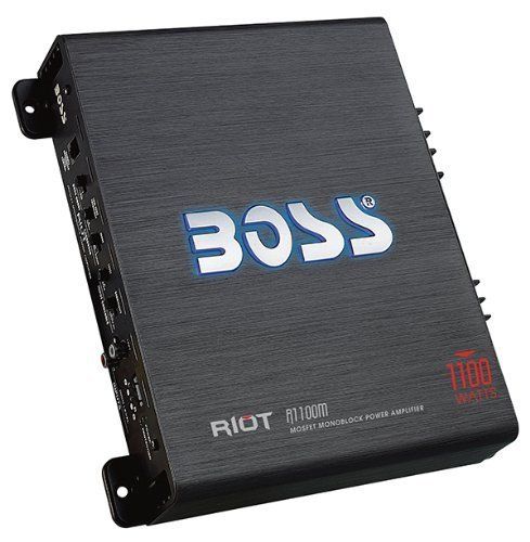 Boss R1100M amp angle view