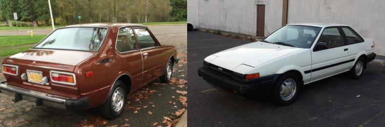 Image of my first Toyota cars