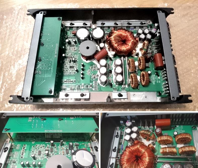 Pioneer GM-D9605 internal components and circuit board images