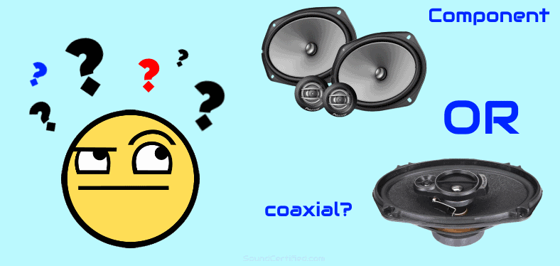 Component vs coaxial 6x9 speakers image