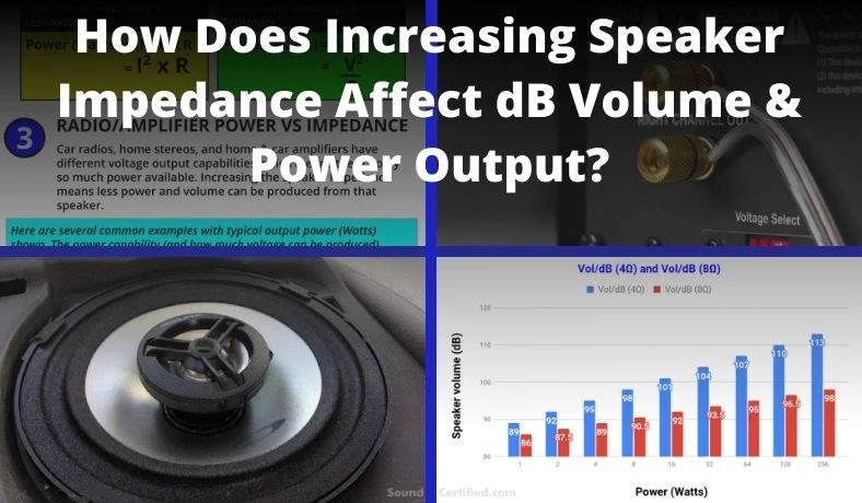 How does increasing speaker impedance affect dB output featured image