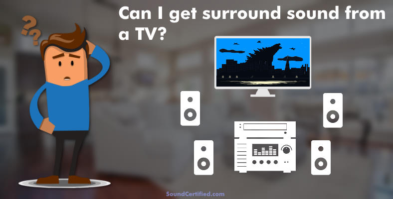 can I get surround sound from a TV