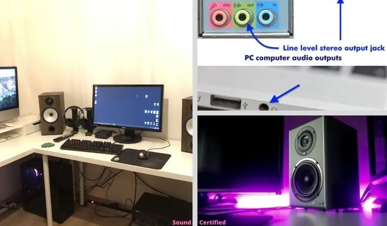 how to connect stereo speakers to computer (main image)