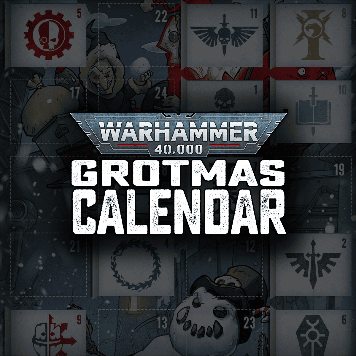 grotmas header wal hor art of advent calendar warhammer 40k