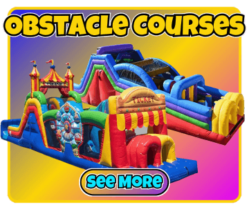 Exciting inflatable obstacle course rentals in Birmingham, AL. Perfect for schools, church events, and team-building fun!
