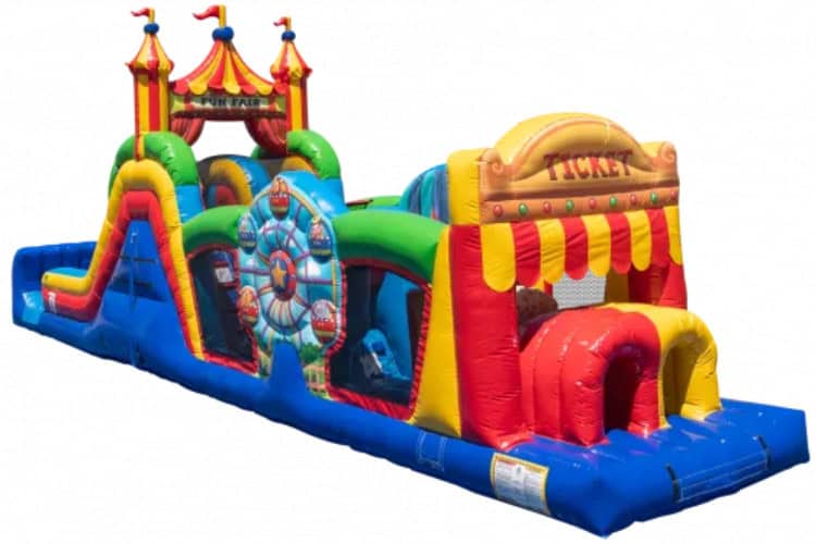 50' Fun Fair Obstacle Course Wet/Dry