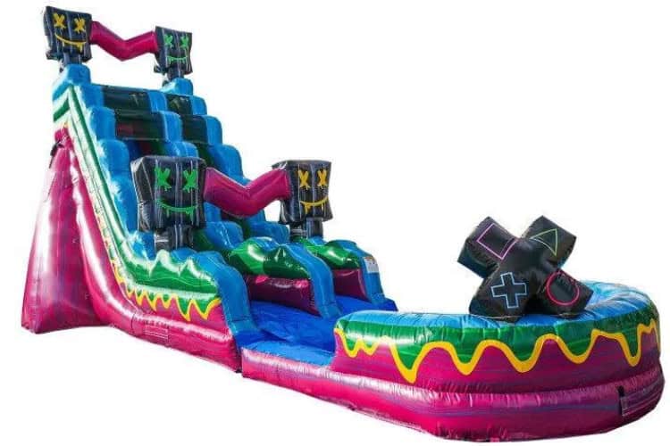 20 FT Level Up Single Lane Dry Slide