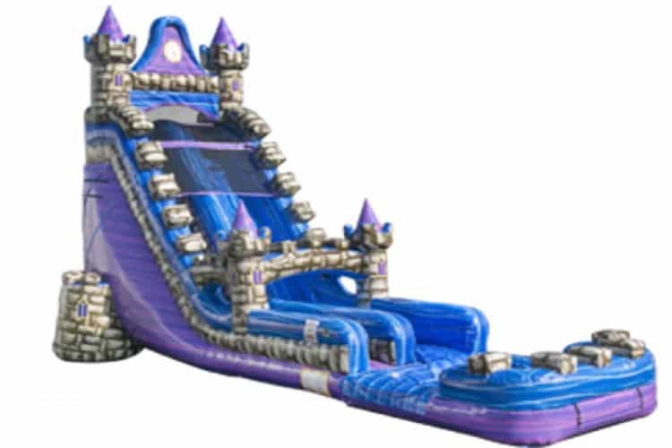 22 FT Magic Castle Single Lane Dry Slide