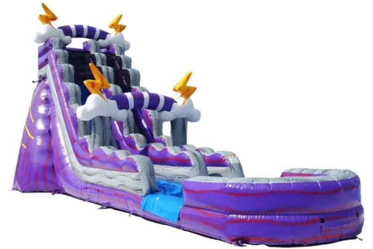 20 FT Thunder Single Lane Dry Slide