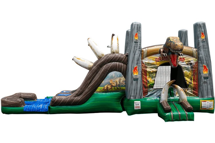 Jurassic Island Dual Lane Wet/Dry Combo