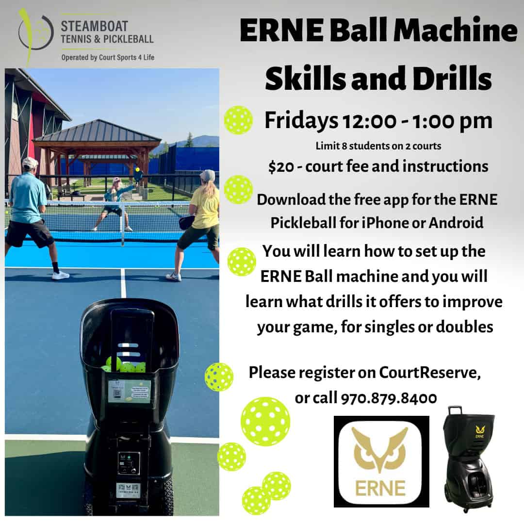 ERNE Ball Machine Skills & Drills