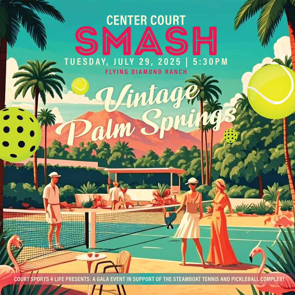 Center Court Smash 2025 Vintage Palm Springs