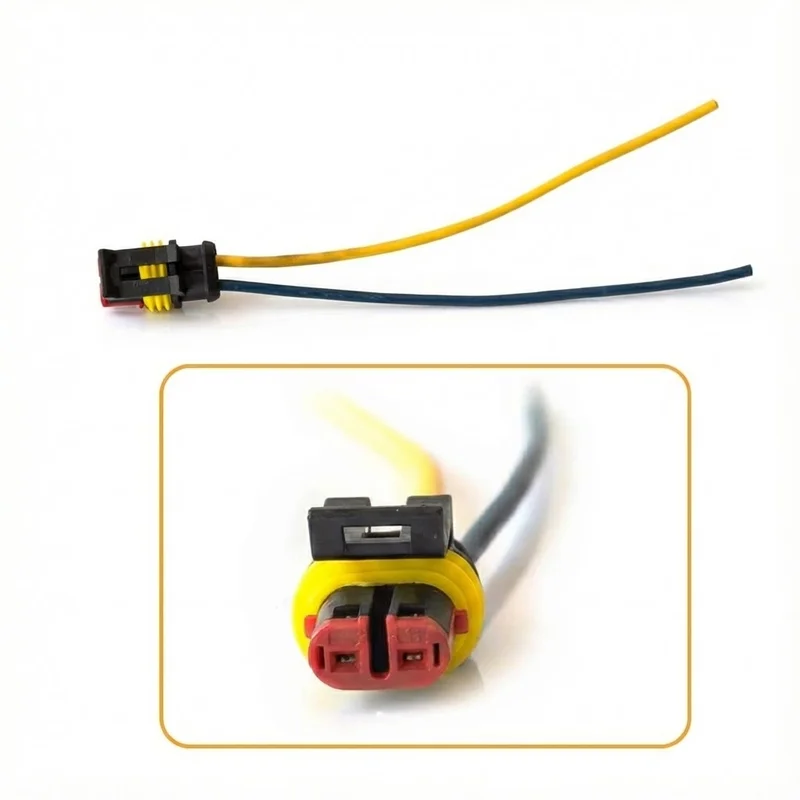 سوکت انژکتور گاز نیسان لواتو با سیم و واشر آب بندی