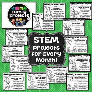 STEM & STEAM Challenge Family Projects / STEM Activities for Home - Image 2