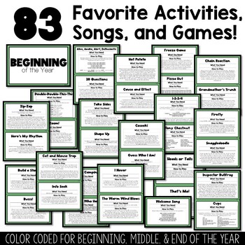 Morning Meeting Activities & Games - Team Building, Brain Breaks, Back to School - Image 3