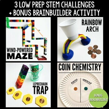 St. Patrick's Day STEM Activities & Challenges, Rainbow Bridge, Leprechaun Trap - Image 2