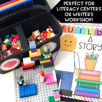 Build a Story BUNDLE (Pre-K-5th) Creative Writing and Building Brick Activities - Image 2