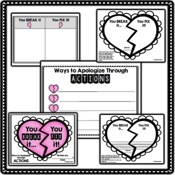 "You break it, You fix it" (Apology of Action) Activities - Image 2