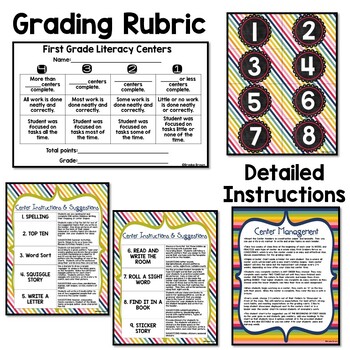 First Grade Literacy Centers Made EASY! - Low Prep 1st Grade Literacy Stations - Image 4