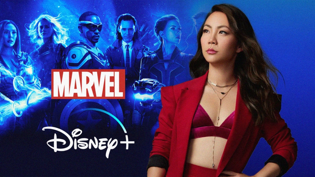 This is a banner image with actress Jona Xiao.