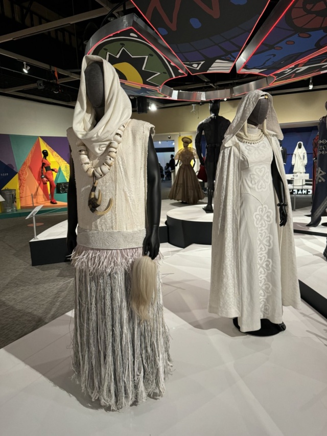 Shuri and M'Baku's funeral costumes in Black Panther Wakanda Forever