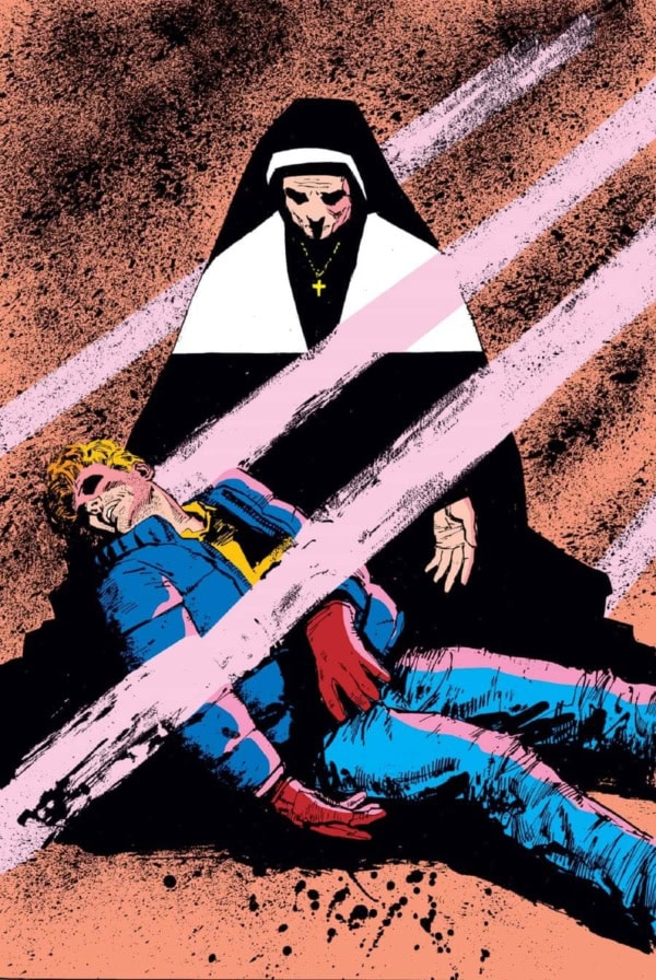 Sister Maggie rescues Matt in 'Daredevil: Born Again' comic book 