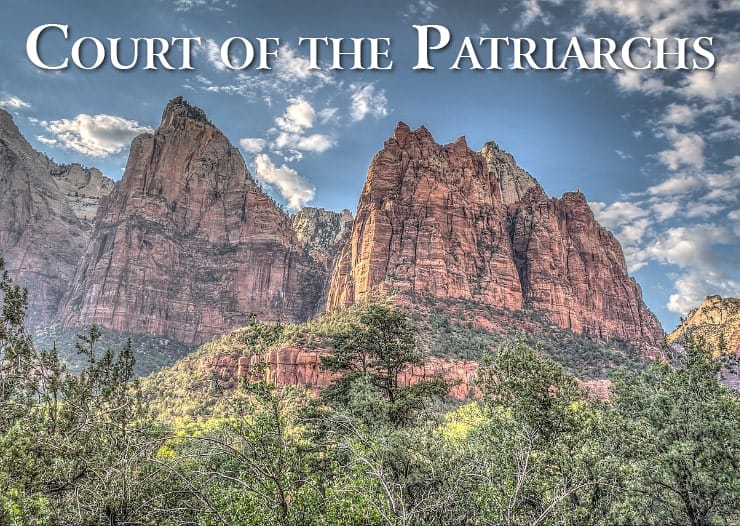 Court of the Patriarchs in Zion National Park