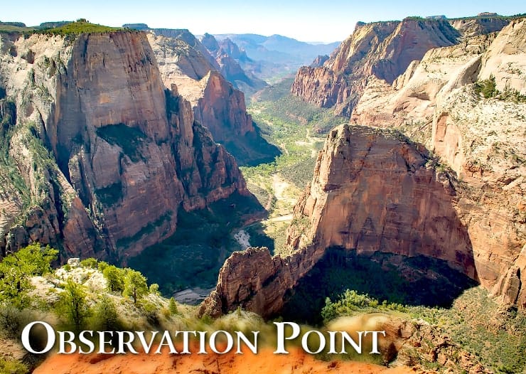 Observation Point in Zion National Park