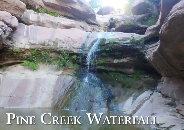 Lower Pine Creek Falls in Zion National Park