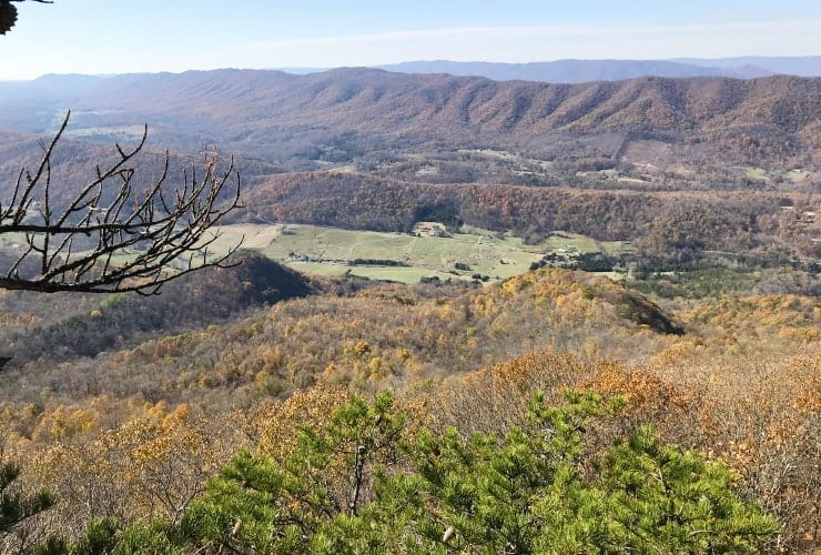 Tinker Cliffs - View of Catawba Valley