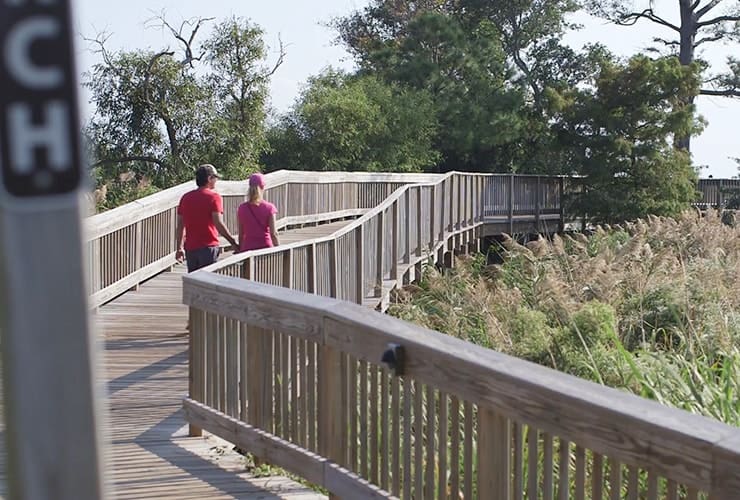 Boardwalk in Town of Duck, NC