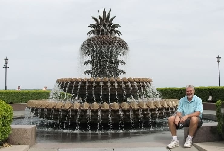 Charleston South Carolina Waterfront Park - Pineapple Fountain
