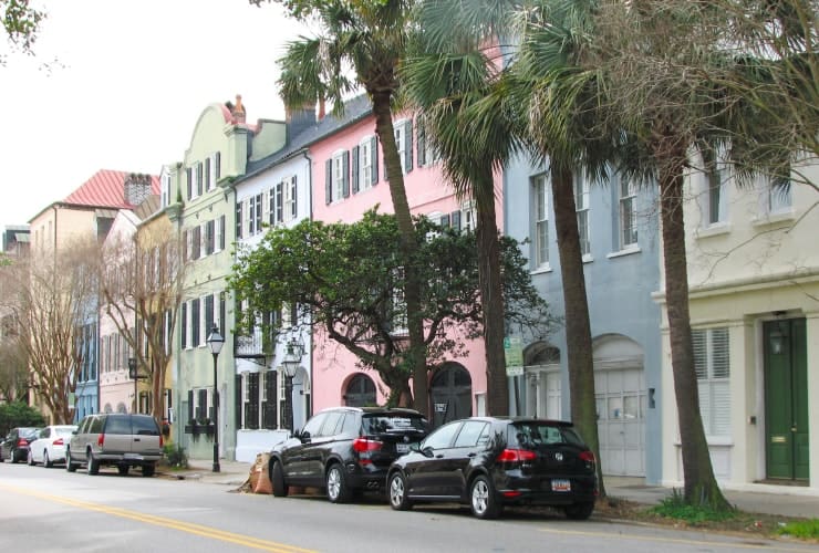 Rainbow Row Charleston South Carolina