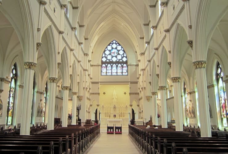 Charleston South Carolina - Cathedral of St. John the Baptist Interior