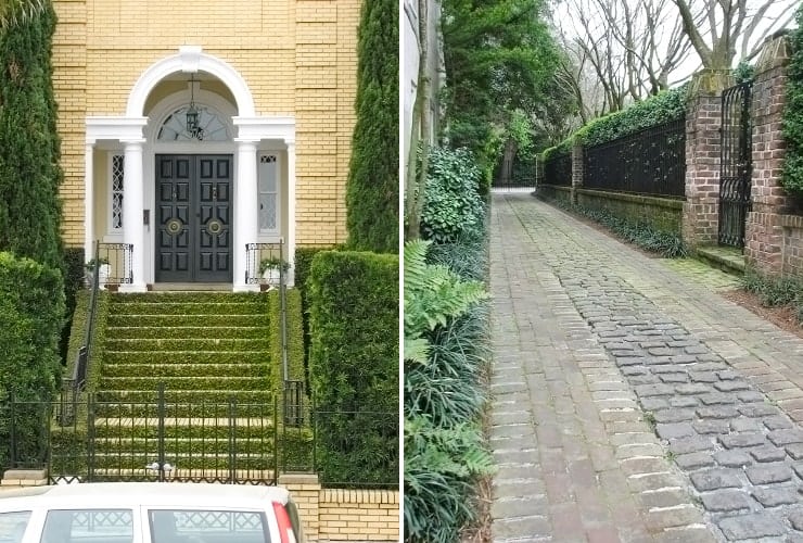 Charleston South Carolina Homes and Alleyways