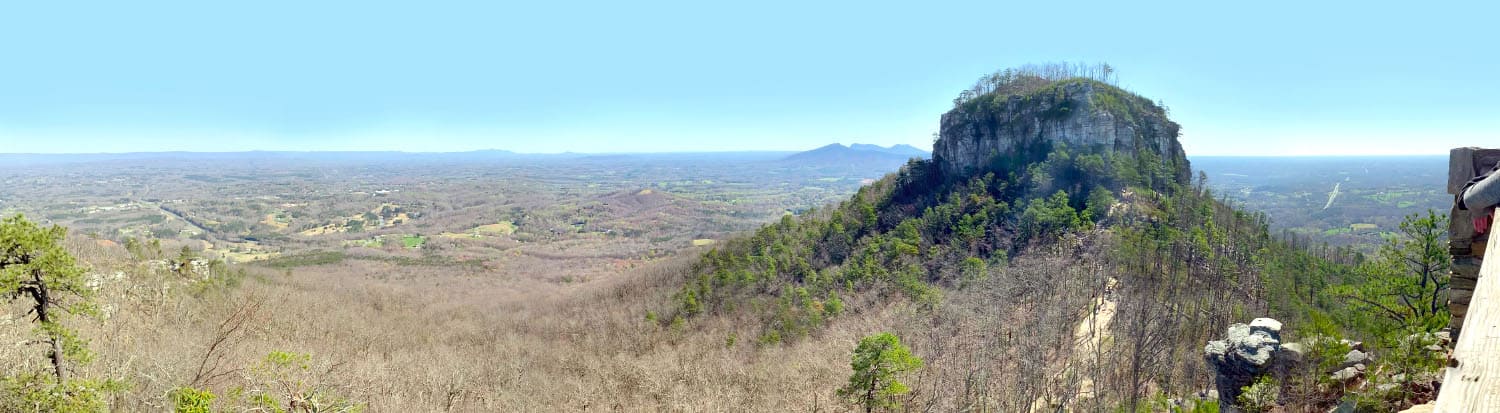 View of Pilot Mountain Big Pinnacle