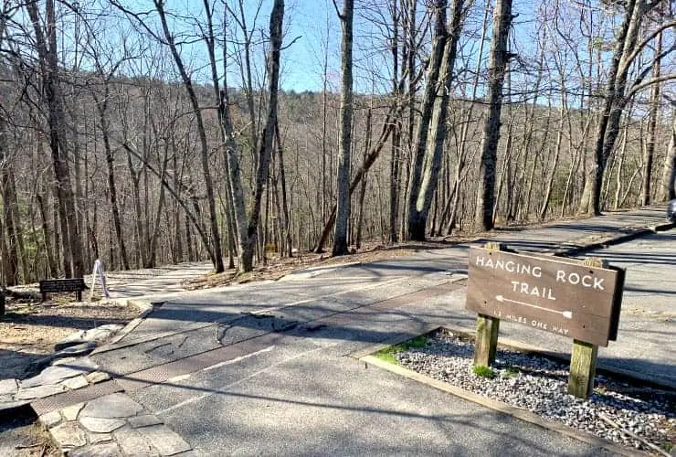 Hanging Rock State Park Trailhead