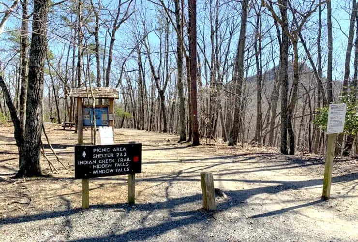 Hanging Rock State Park Hidden Falls Trailhead
